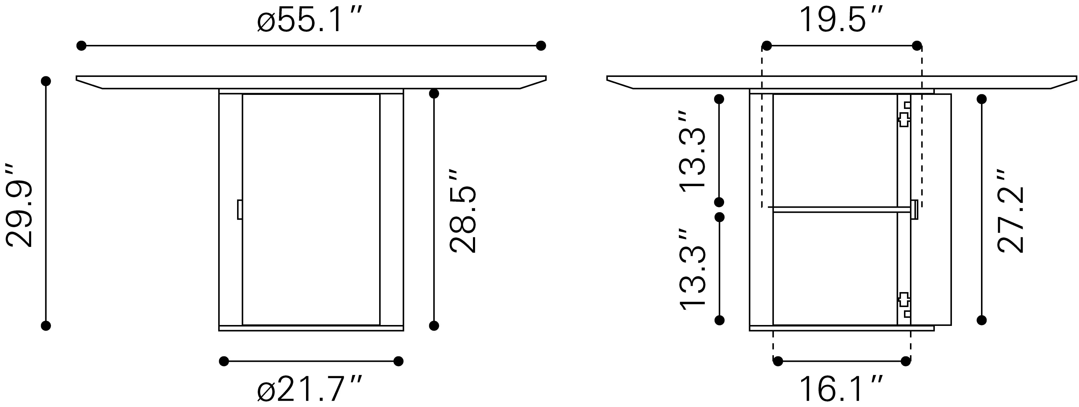 Dining table Vantaa V1011